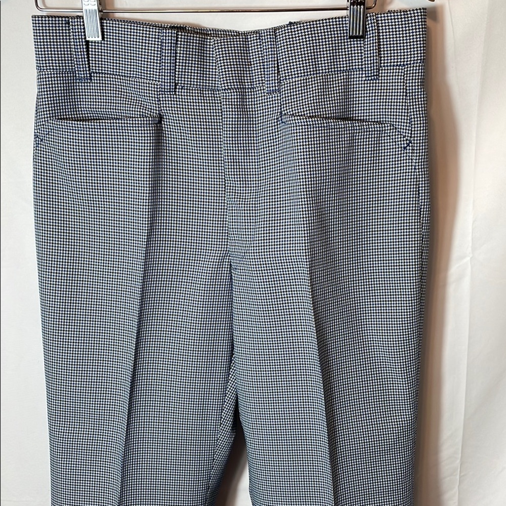 Stylish Blue Checkered Pants